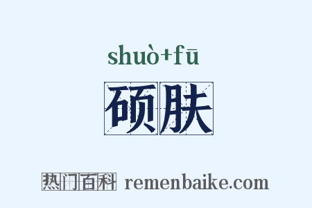 硕肤是什么意思的图片